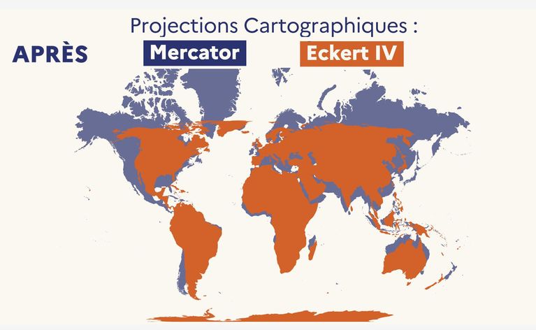 La France Révise sa Carte du Monde pour une Représentation plus Fidèle