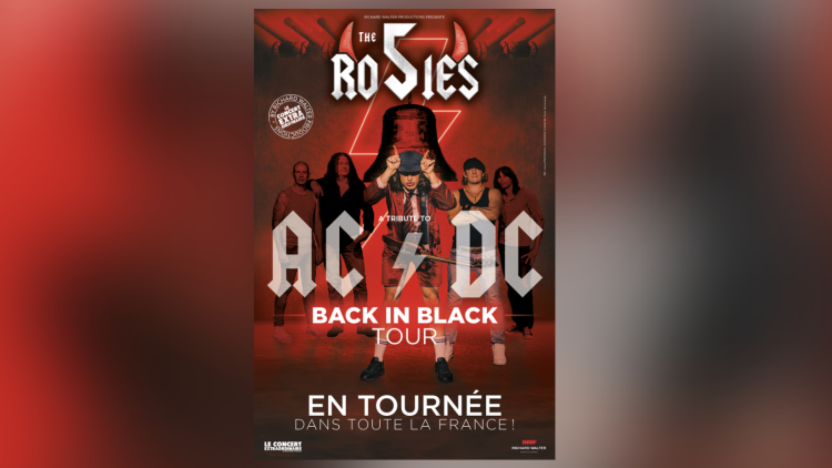 Les 5 Rosies en tournée en France avec leur hommage à AC/DC