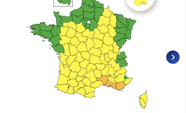 Vigilance Météo : 60 Départements en Alerte Jaune pour Orages