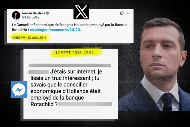 Jordan Bardella et les Écrits Antisémites sur Messenger