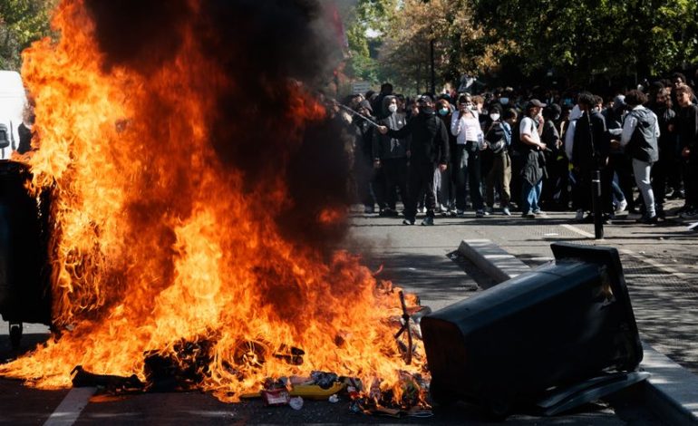 Les tensions autour des manifestations lycéennes à Aubervilliers