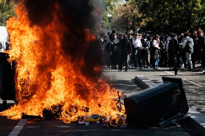 Les tensions autour des manifestations lycéennes à Aubervilliers