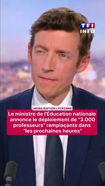 Déploiement imminent de 3 000 professeurs remplaçants