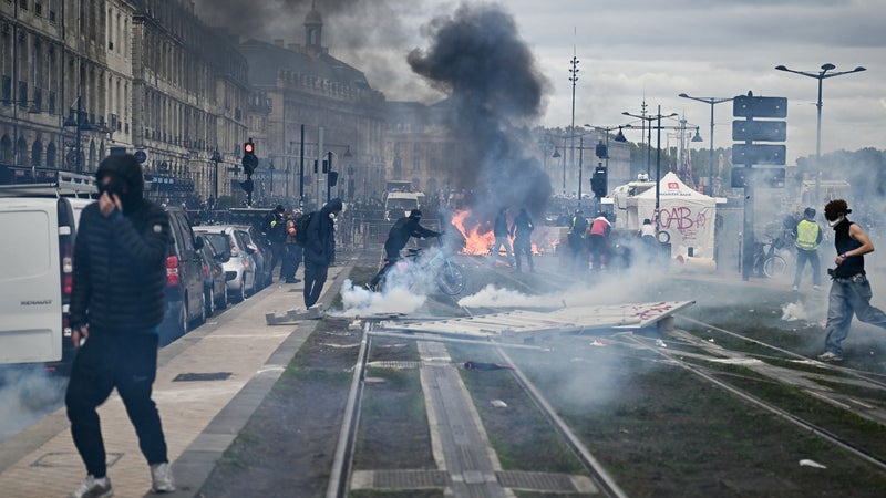 Mise en place d&rsquo;un couvre-feu à Bordeaux après les violences