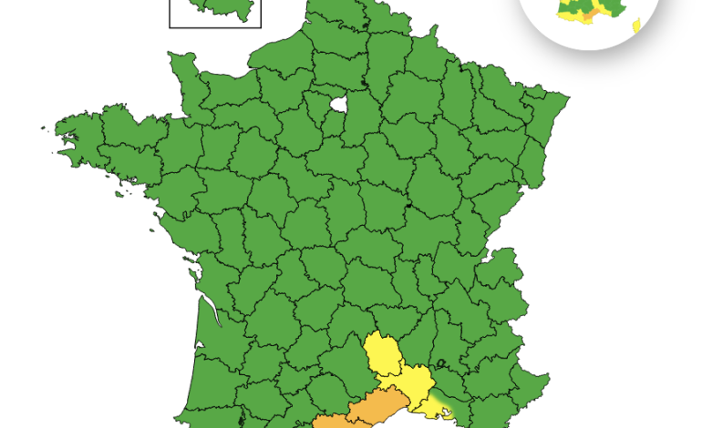 Météo-France : Alerte Orange aux Inondations dans le Sud