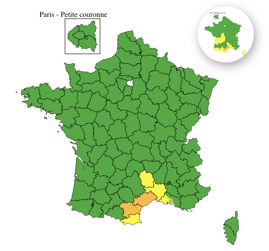 Météo-France : Alerte Orange aux Inondations dans le Sud