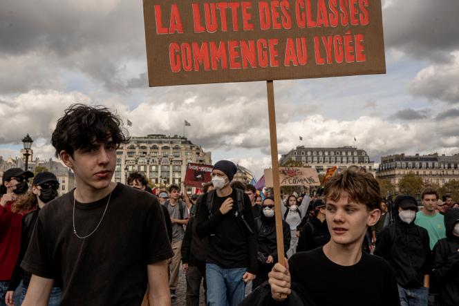Les lycéens en action pour leurs revendications