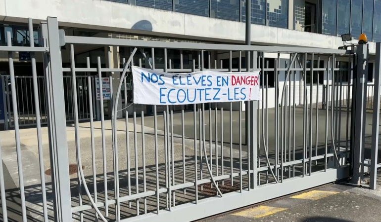 La situation tendue dans les lycées français continue