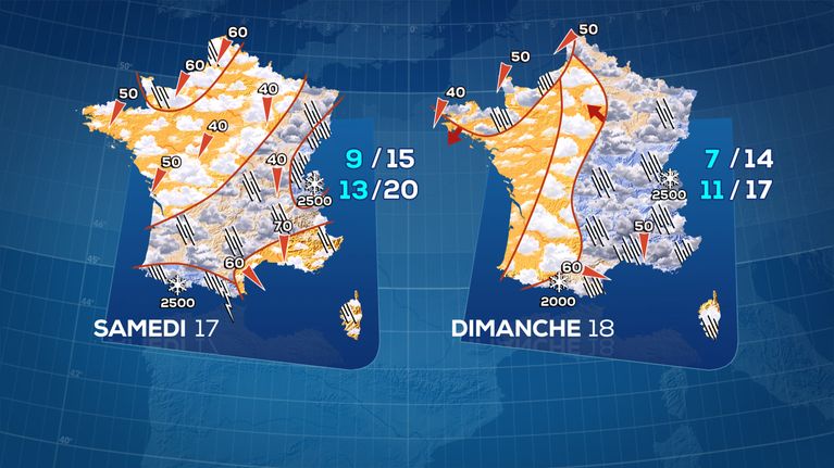 Le retour du froid en France ce week-end et la semaine prochaine