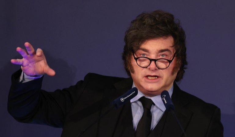 Le discours controversé du président argentin à Madrid