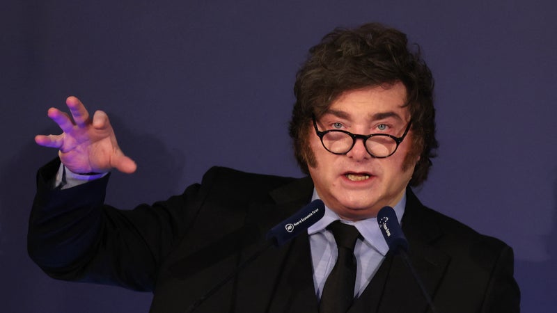 Le discours controversé du président argentin à Madrid