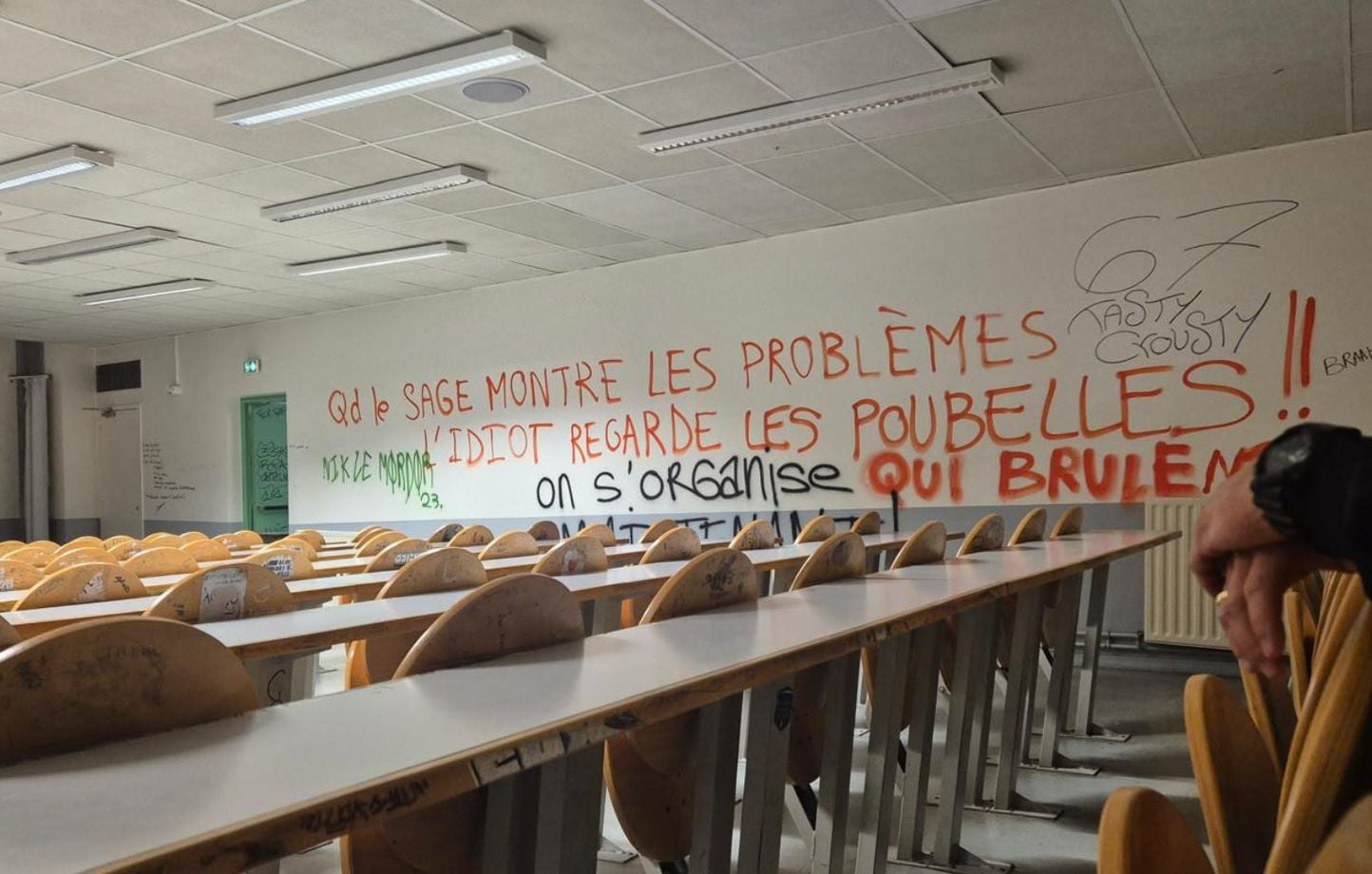 L&rsquo;université de Nantes endommagée après une occupation