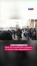 Profil des casseurs et acteurs des dégradations à Paris