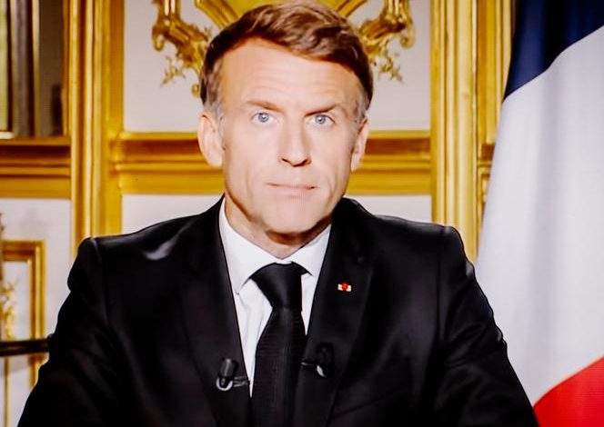 Réaction de Macron face aux manifestations