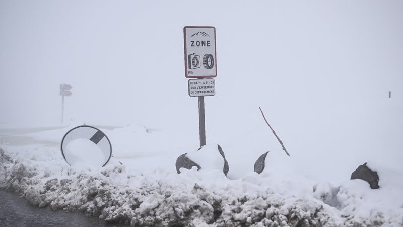Conditions hivernales obligatoires en Haute-Savoie