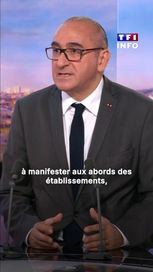 Colère des lycéens : parmi les interpellés, « 85% sont des mineurs », précise Laurent Nuñez
