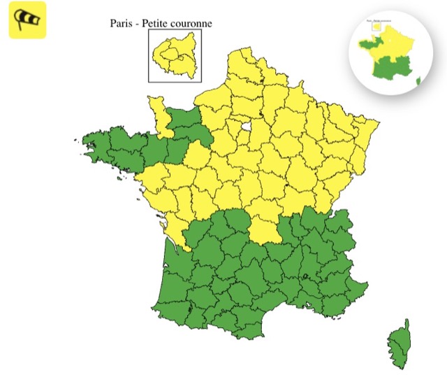 Fortes rafales prévues en France avec la tempête Boelo