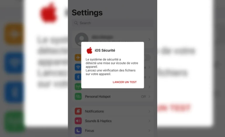 Alerte aux Notifications Frauduleuses sur iPhone