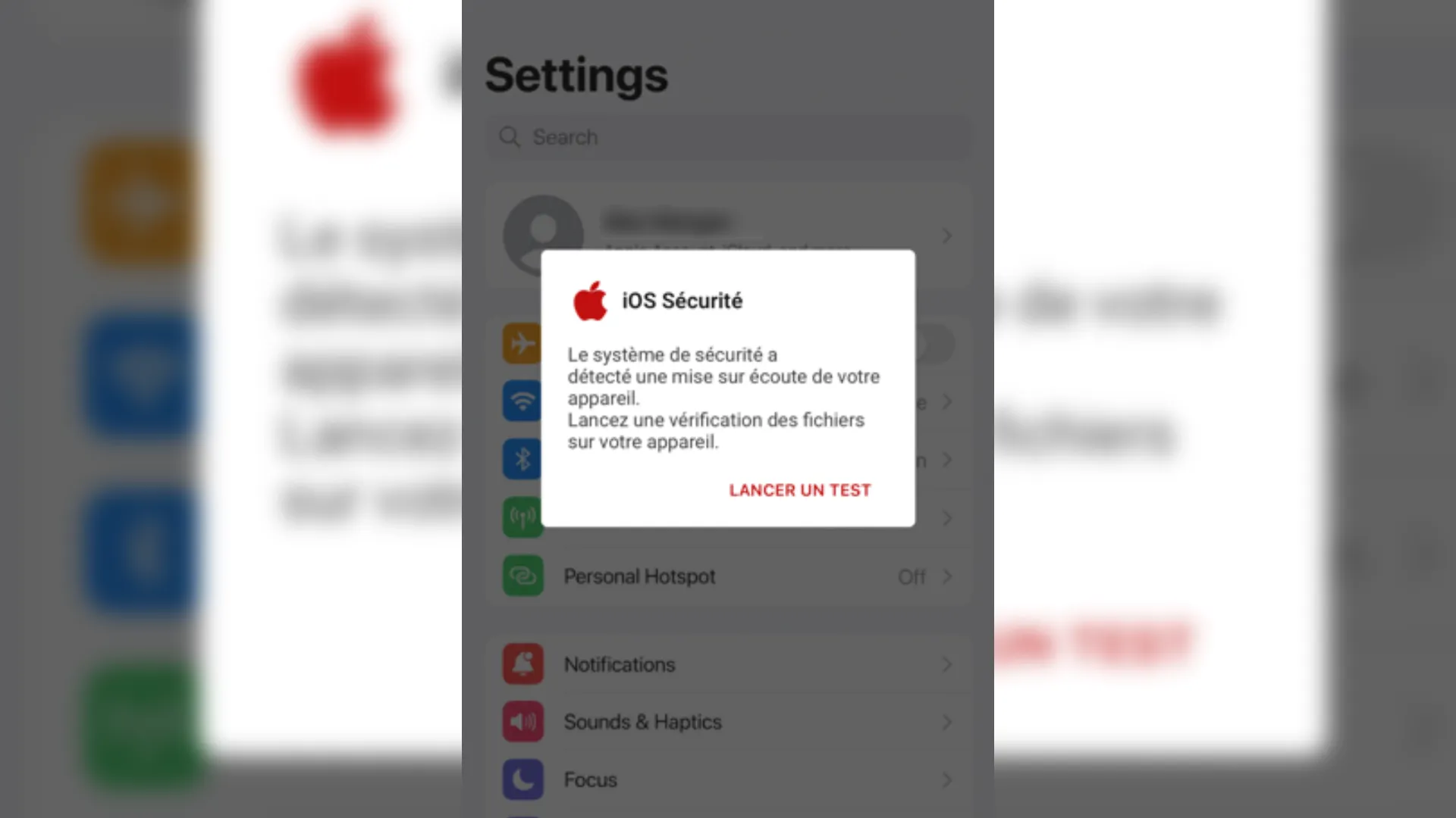 Alerte aux Notifications Frauduleuses sur iPhone