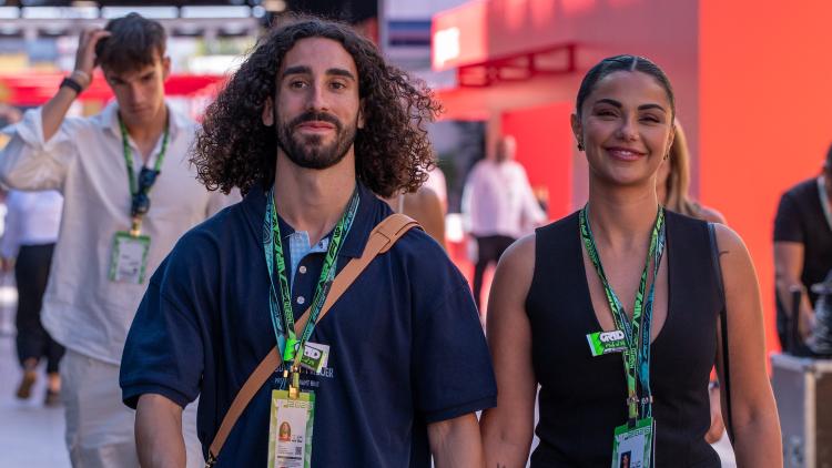 La femme de Marc Cucurella échappe à une collision de train mortelle