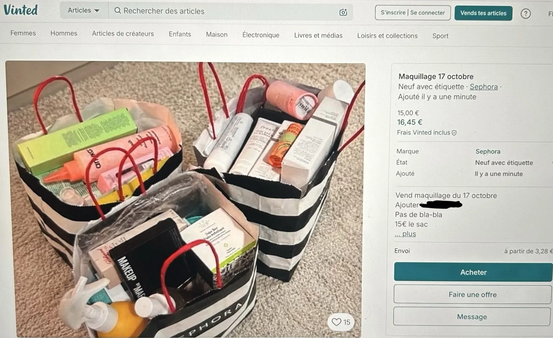 Conséquences des pillages en France: Revente en ligne de marchandises volées