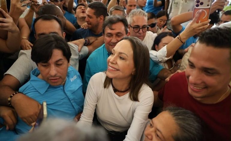Le retour de Maria Corina Machado au Venezuela