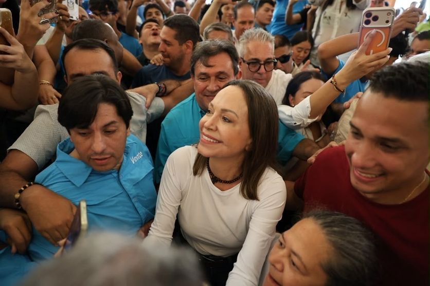 Le retour de Maria Corina Machado au Venezuela