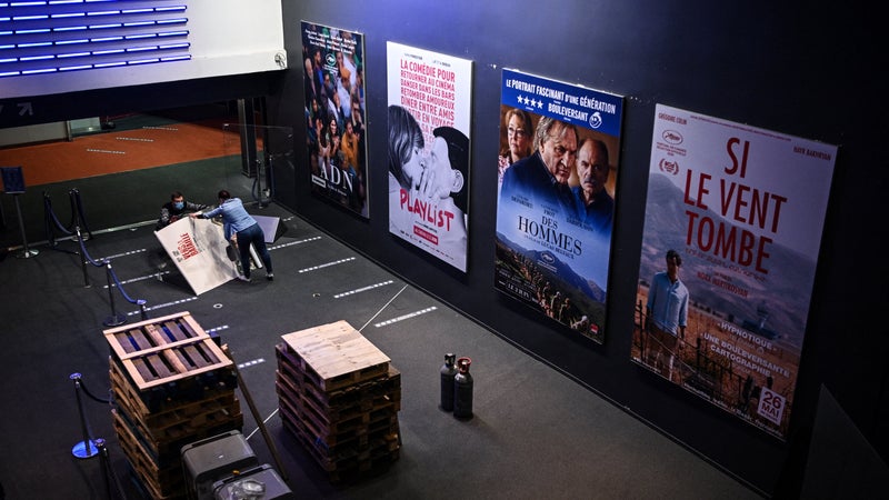 Interruption des projections à UGC Ciné Cité Les Halles en raison du couvre-feu