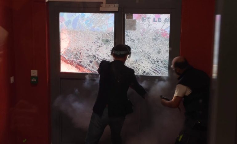 Incidents lors de manifestations au lycée Vauquelin