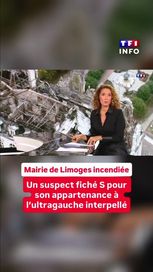 Mairie de Limoges incendiée : un suspect fiché S interpellé