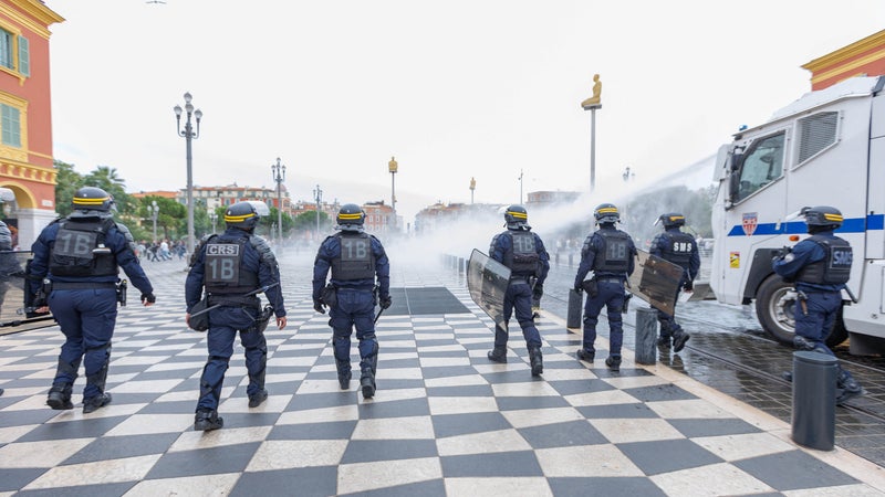 Manifestation à Nice : les incidents en marge du défilé pacifique
