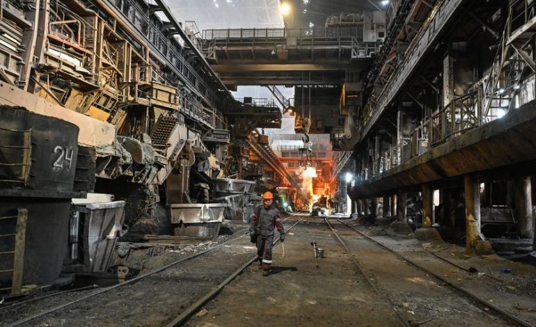 L&rsquo;usine métallurgique Zaporijstal en Ukraine cesse ses activités