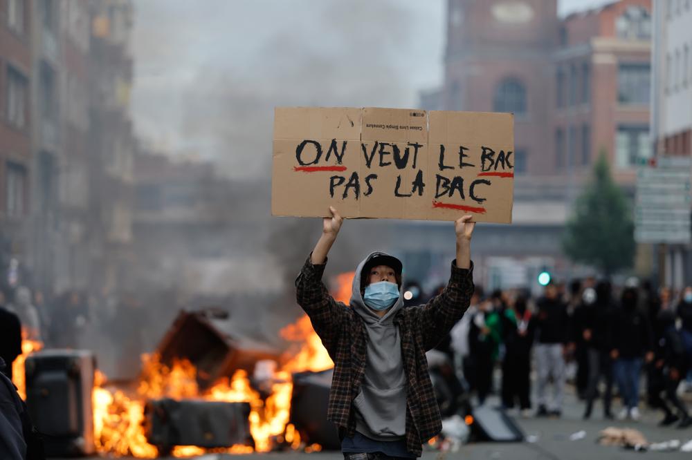 Manifestation lycéenne : tensions et revendications