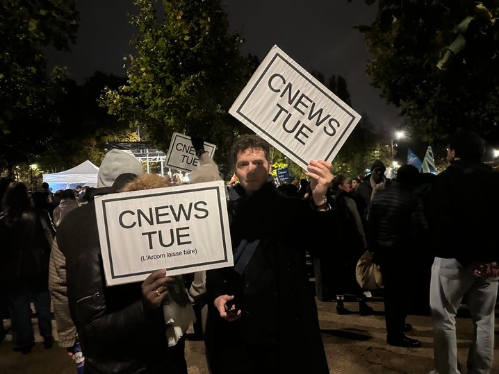 Manifestation contre le racisme à Paris