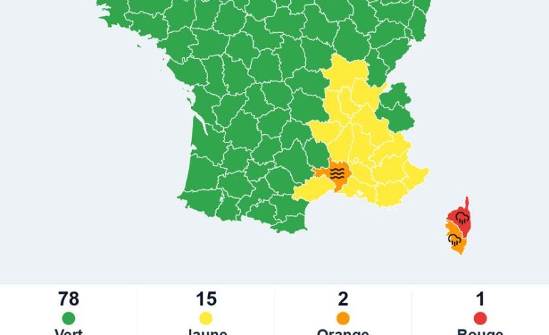Intempéries à Saint-Mitre-les-Remparts : Un Décès et Vigilance Rouge en Haute-Corse